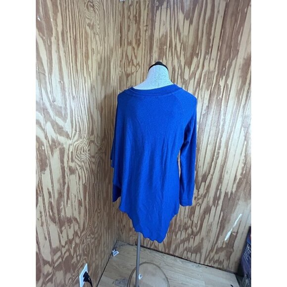 Soft Surroundings Madeline Tunic Sweater Layered Blue Size Woman's XS Knit - Picture 7 of 10
